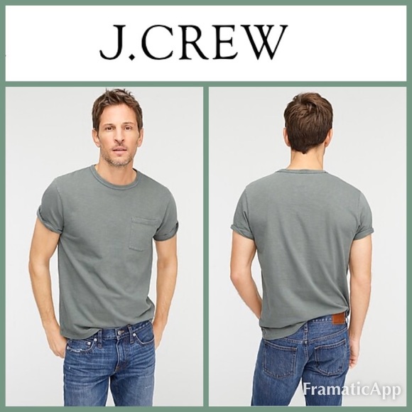 j crew slub cotton tee